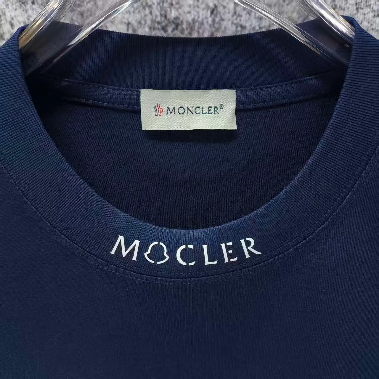 MONCLE* 2026 New Arrival logo t Same Style Size S M L XL XXL Black White Navy Blue
